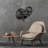 Decorative Metal Wall Accessory, Black Color, 22.8 x 26.8 inches | 100% Metal Construction, Thickness: 0.6 inches | Stylish Home Décor for Living Room, Bedroom, or Office, Durable and Eye-Catching Design