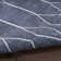 Pymble Geometric Machine Washable Area Rug in Navy Blue