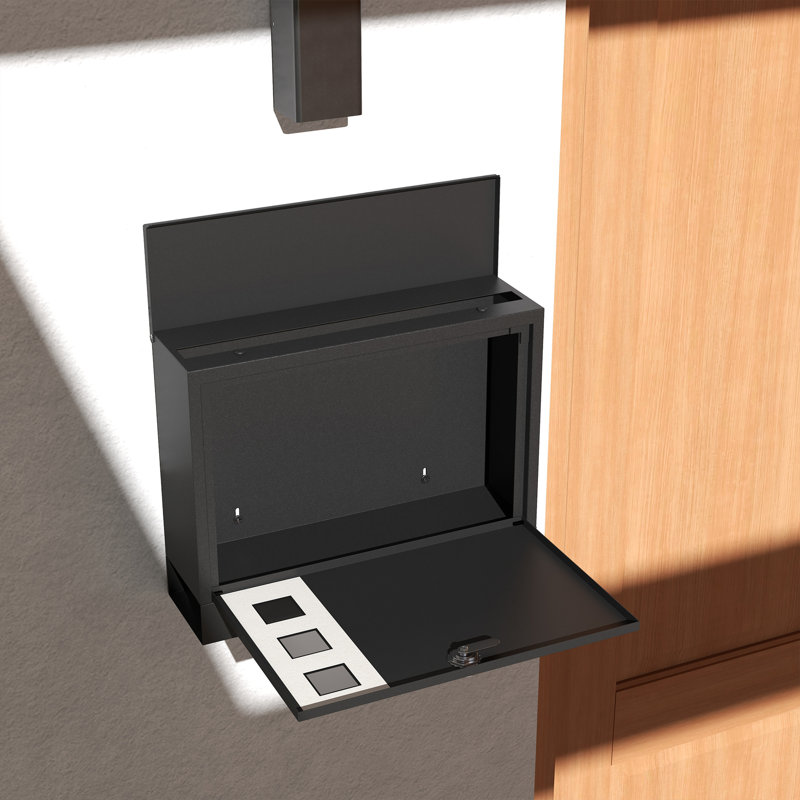 Naszir Steel Wall Mounted Post Box