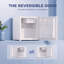 Réfrigérateur compact 1,62 pi³, mini-frigo, blanc