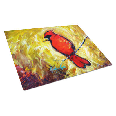 Planche à découper en verre Sha Red Baba Bird