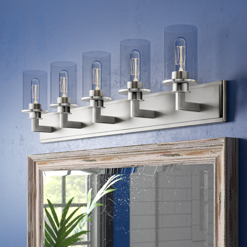 Attah 5 - Light Dimmable Vanity Light, Brushed Nickel