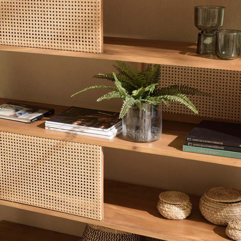 Cafferkey 150cm W Solid Wood Shelving Unit