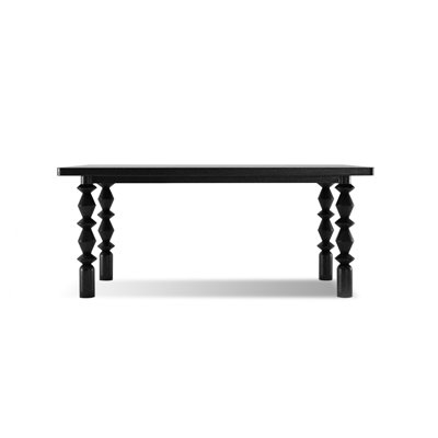 Rectangular Solid Wood Dining Table