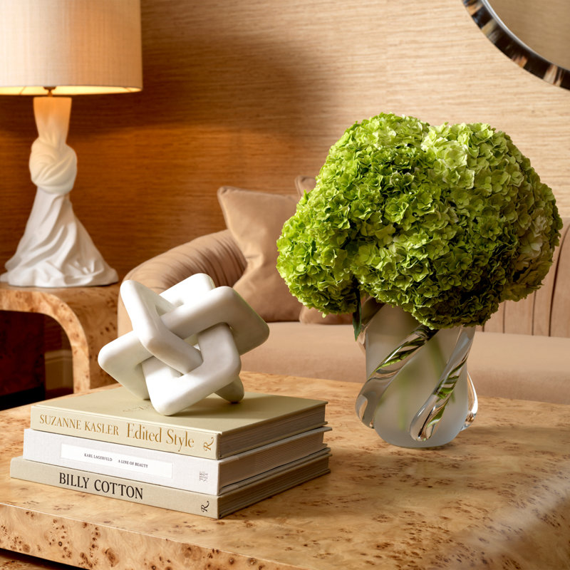 Vase Celestino Frosted White, Overall height- 7.68"