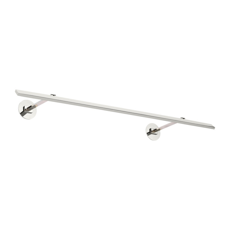 Botto Dimmable LED Wall Mount Picture Light, 1.4" H x 36" W x 9.6" D, Polished Nickel