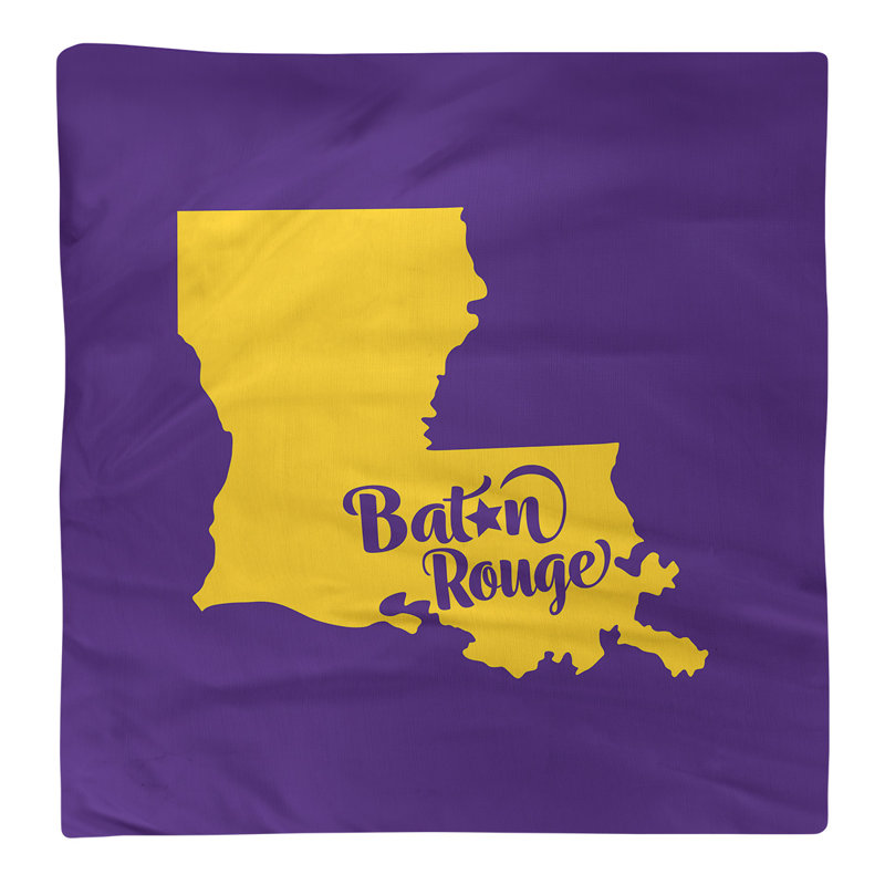 Polyester, Cotton Cities & Maps Square Napkin, 10" W x 10" D, Polyester