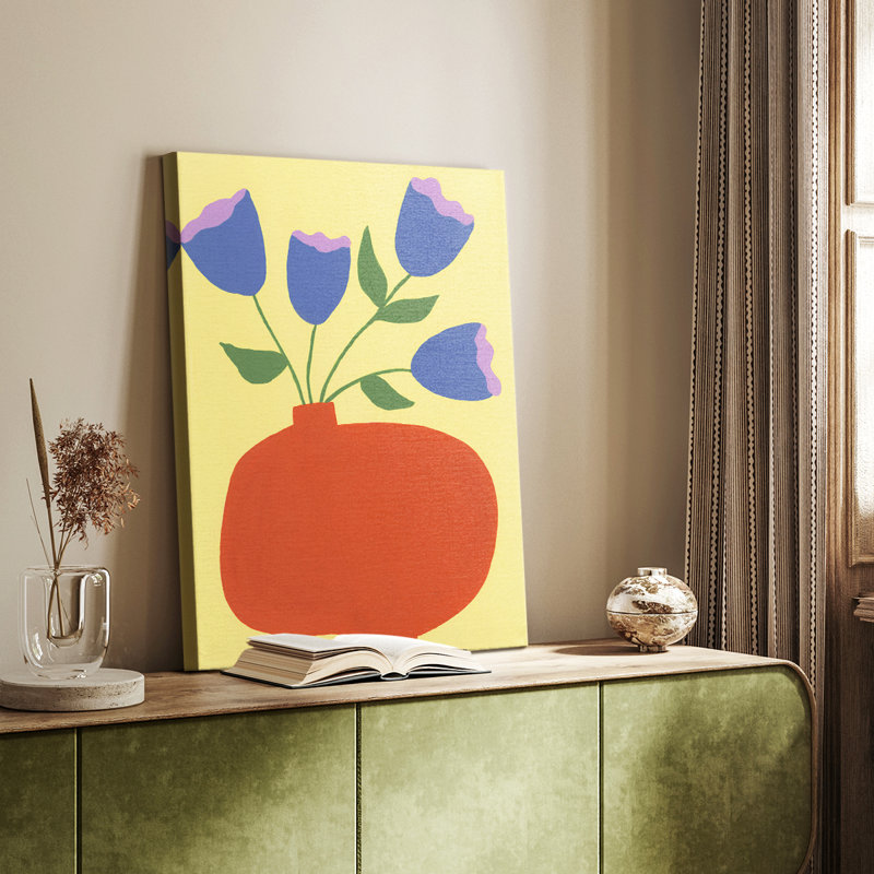 Modern Blooms III - galerie sur mesure, H 60 po x l 40 po