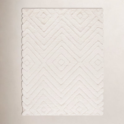 Dabria Hand-Woven Chevron Wool Rug