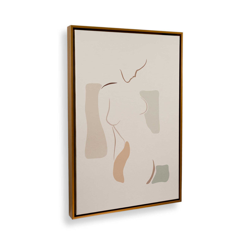 Coup d'œil fugace, Cadre flottant or poli, H 18,75 po x l 12,75 po
