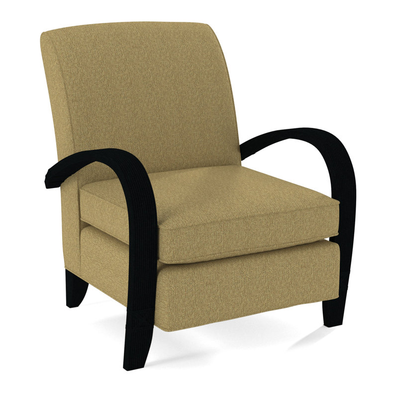 Vero Armchair, Black, Gray Sugar Performance; 0863-84