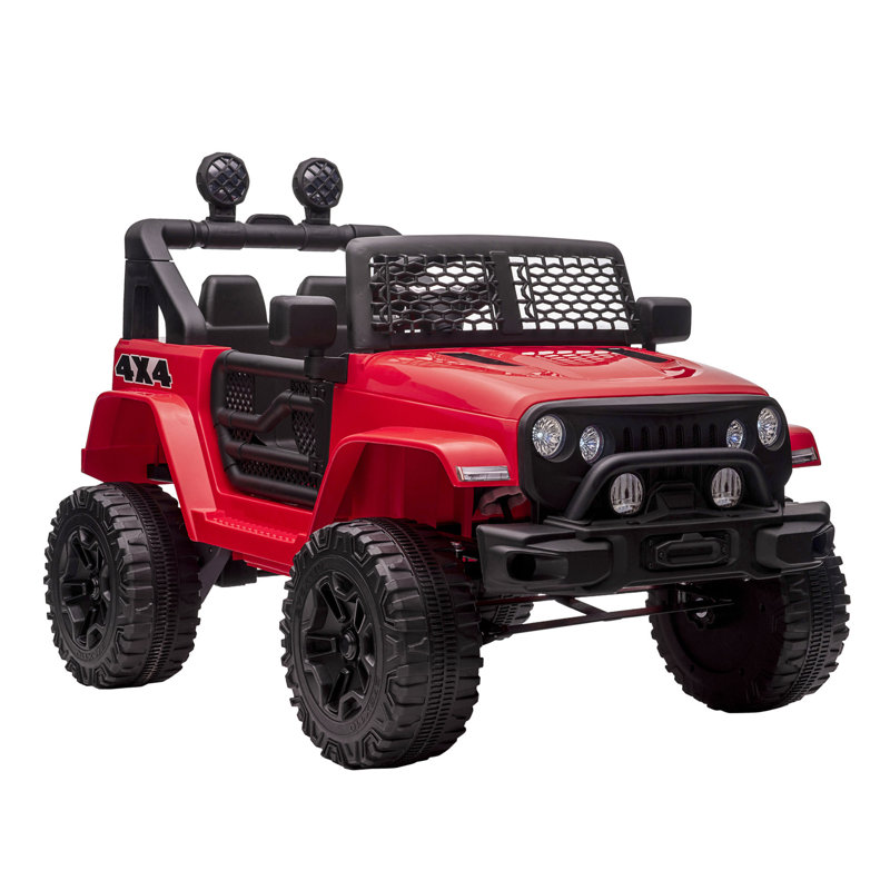 Red 12V Electric Battery Powered Off-Road Truck Toy