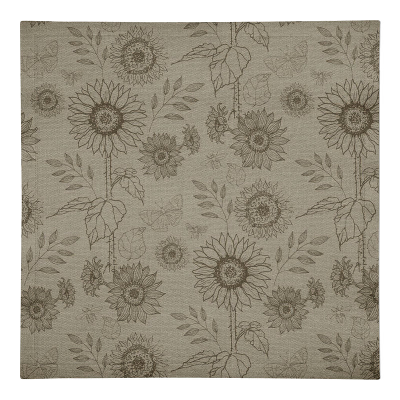Serviette de tournesol 7473-BE, Brun