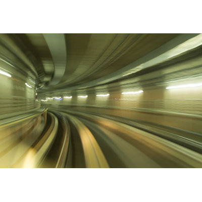 Véritable tunnel, impression sur toile tendue