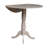 Extendable Round Solid Wood Dining Table-1311146273