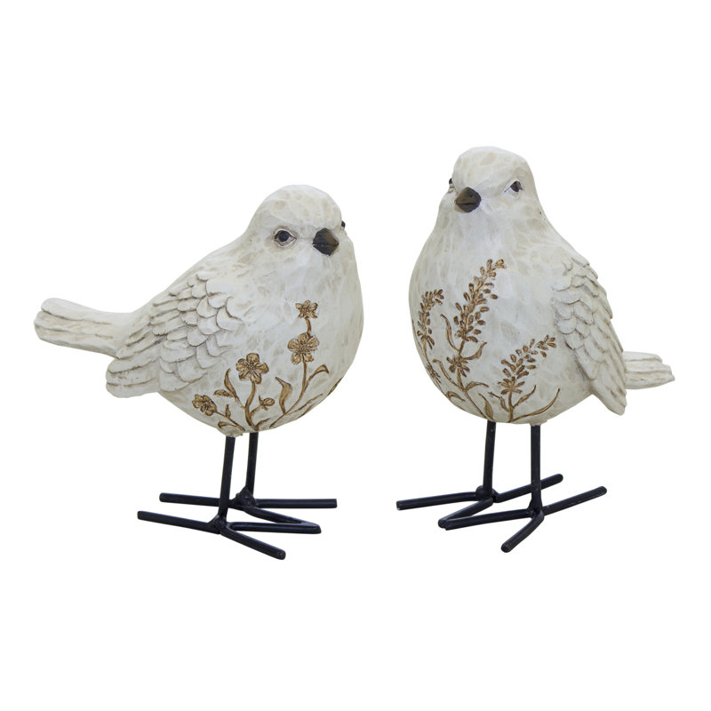 2 Piece Isbert Bird Figurine Set