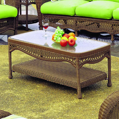 Stonecipher Glass Top Coffee Table