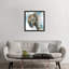 «Buffalo on Blue» par Carol Robinson - reproduction d'art-49901424-53128206