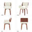 Fauteuils pivotants rembourrés en similicuir Aura-2073991967