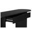 OMCHOM, console de style Mid-Century de 63 pouces avec 2 tiroirs, canapé d'entrée cannelé noir-129185114-129185118-129185120-129185121