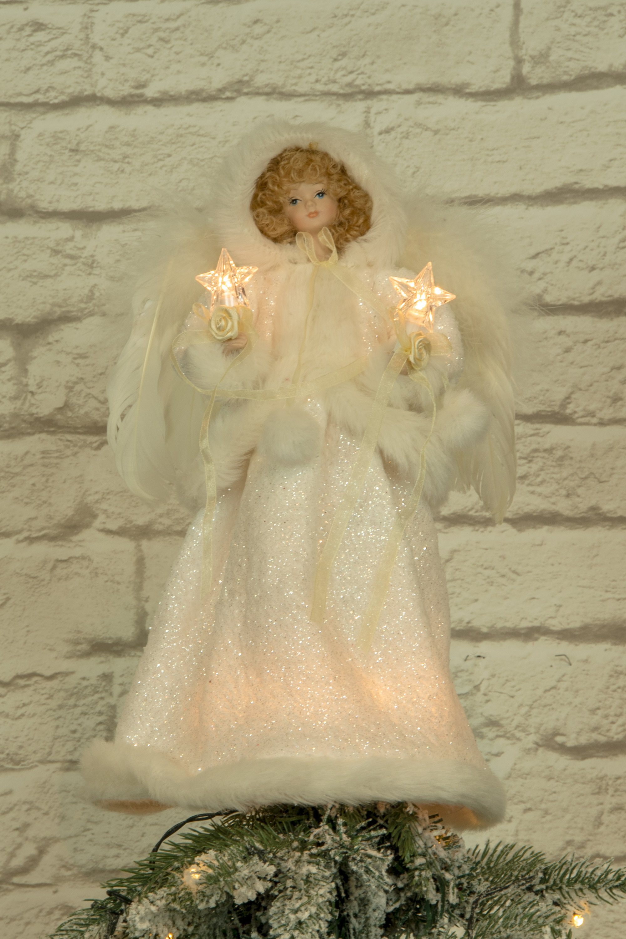 The Holiday Aisle® Angel Tree Topper | Wayfair