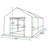 Greenhouse 9ft 4 in x 10ft 3in Steel frame with 6 legs