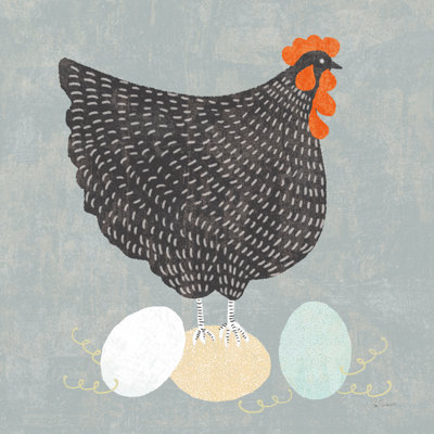 Fresh Eggs I No Words by Sue Schlabach - Wrapped Canvas Print