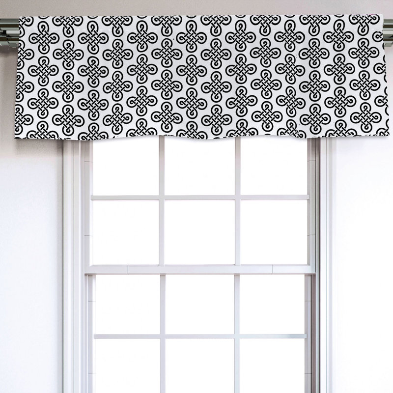 Sateen Ruffled Window Valance
