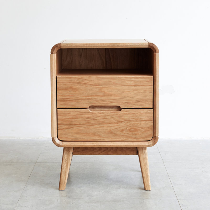 Solid Wood Bedside Cabinet