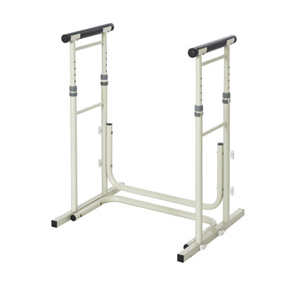Height Adjustable Standing Toilet Safety Rails