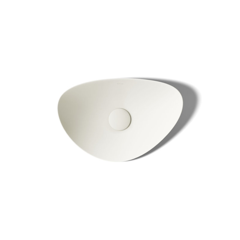 Veil® Small Vessel No Overflow, Biscuit