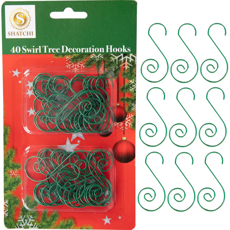 35cm PVC No Holiday Shaped Ornament, Green