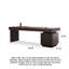 Solid Wood Executive Desk