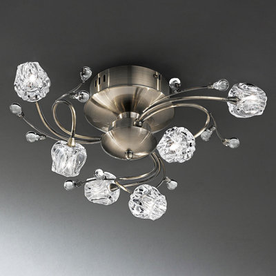 Sansa 6 Light Semi-Flush Ceiling Light