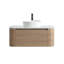 Meuble-lavabo de 36 po avec lavabo Erba, armoire murale en chêne blanc avec porte-serviettes gratuit, conception simple de lavabo en céramique blanche, sans drain et robinet, pré-assemblé-1336344352-1336344353