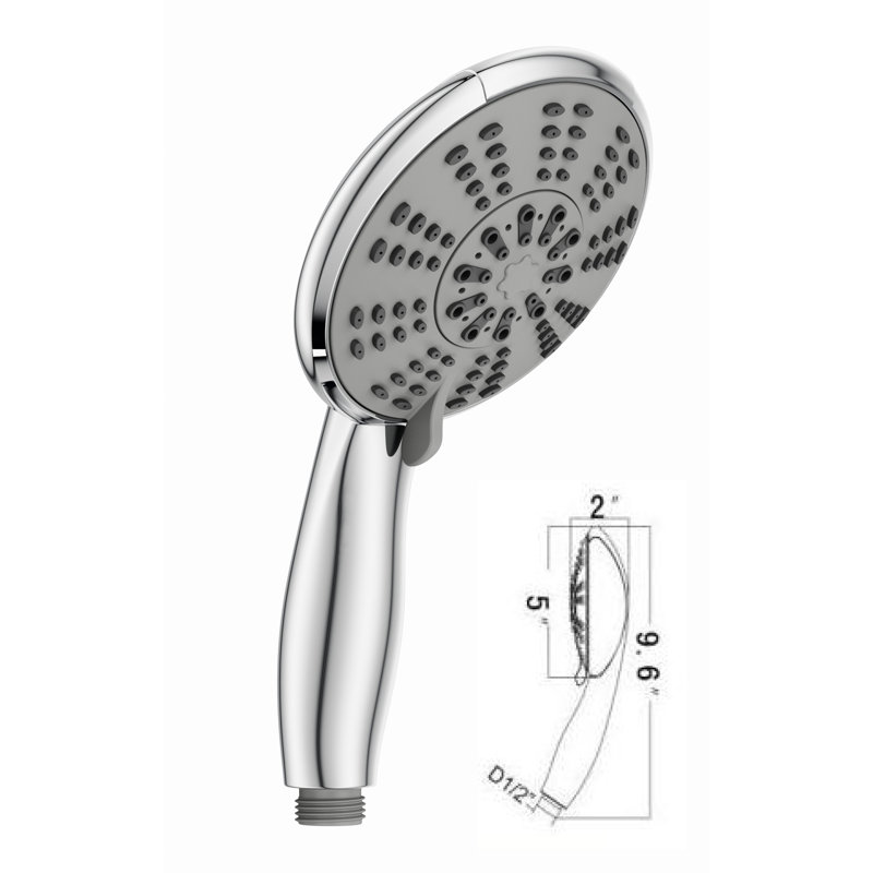Handheld Shower Head 2.5 GPM GPM, Chrome