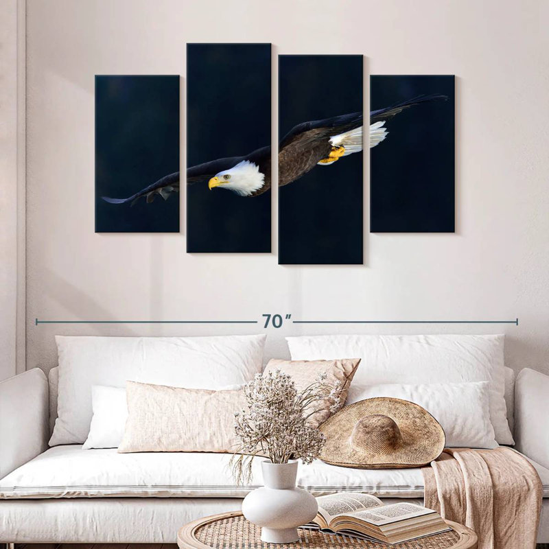 Brampt Aerodynamic Eagle, 32"H x 52"W