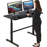 Toomey Adjustable Metal Base Standing Desk Converter