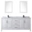 Ensemble de meuble-lavabo double 80 "avec miroir Daria-97901672-97901673-97901668