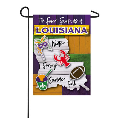 Double Sided 18'' H x 12.5'' W Polyester Garden Flag