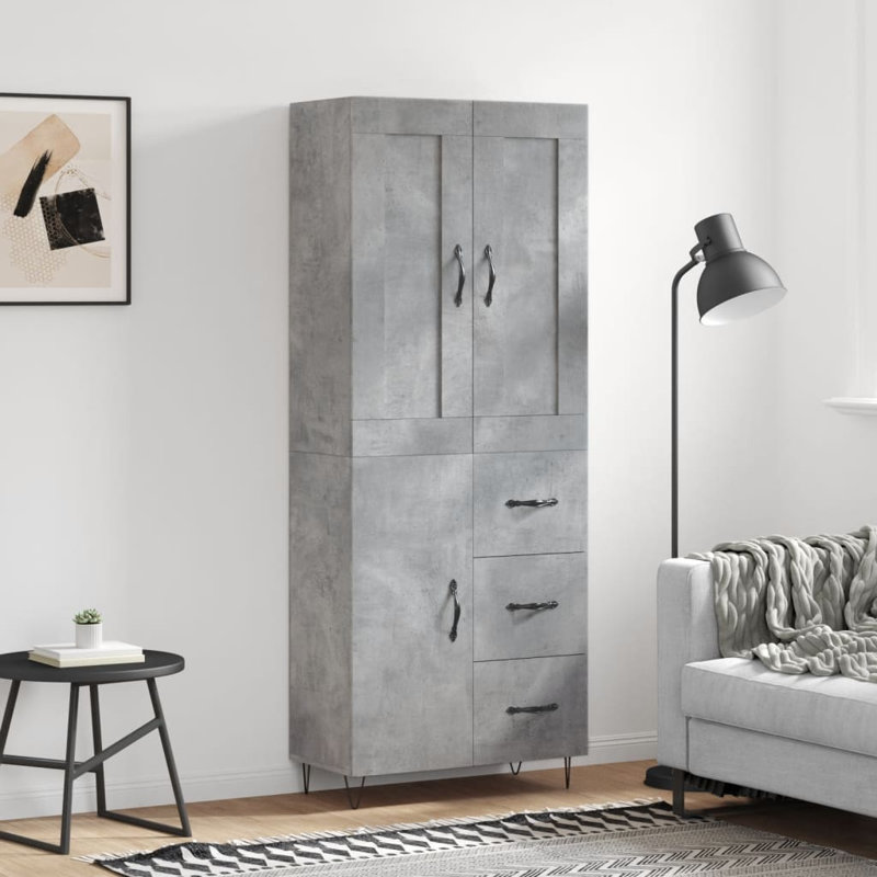 Daxten 69.5 Sideboard, Concrete Grey