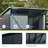 5Ft X 3Ft Outdoor Metal Storage Shed Transparent Plate-111475229