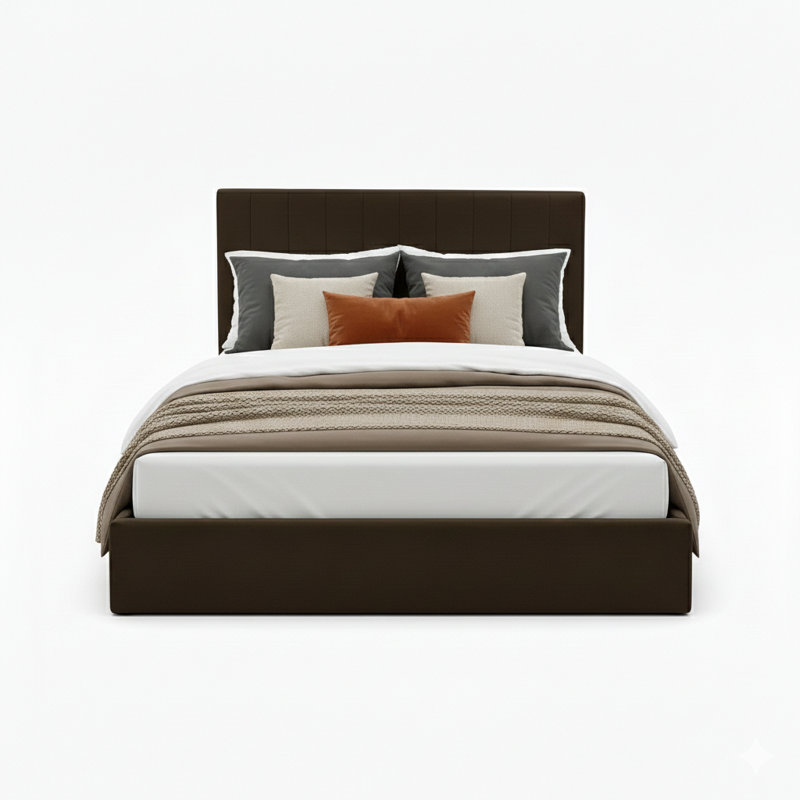 Seto 1 Upholstered Ottoman Bed Frame In Kronos Velvet With Underbed Storage (mattress Not Included)