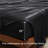 Bedsure Black Satin Sheet Set King Size - 4 Piece Silky Bedsheets with 15" Deep Pocket (King, Black)-128731662-128731618