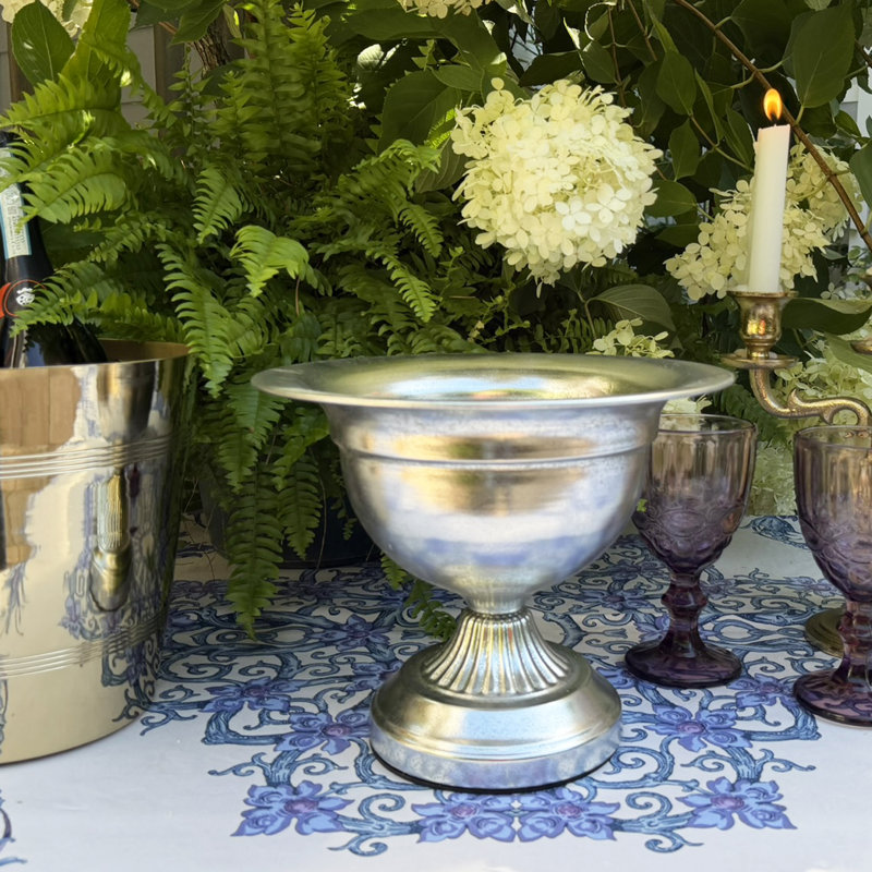 Cache-pot Iconic Silver Compote, 10 po