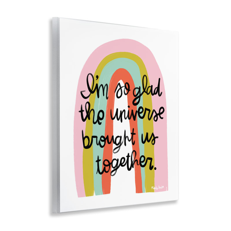 Plaque murale «Universe Together Us Together», design par Mandy Ford Art + Illustration