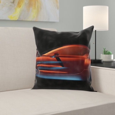 Microsuede Throw Pillow