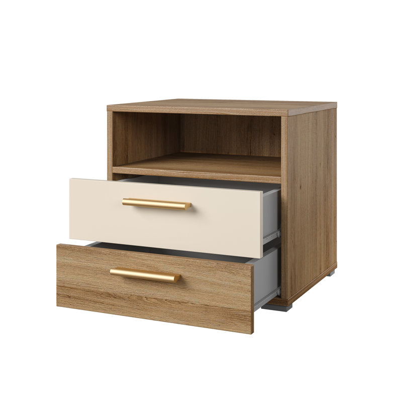 Parmveer Manufactured Wood Bedside Table