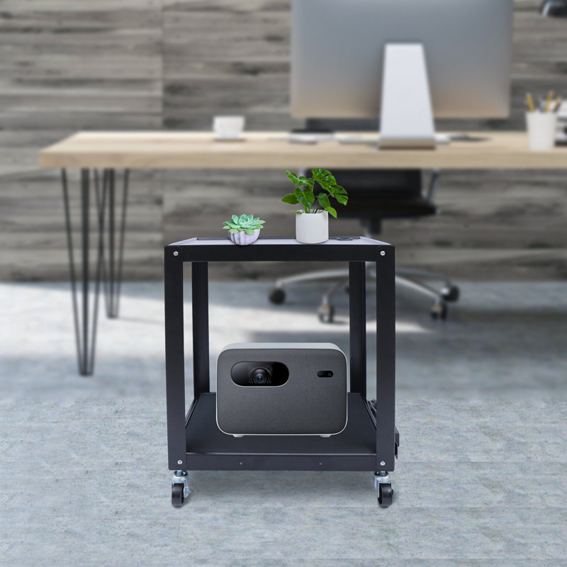 Media Cart Duty AV Cart Fit for Offices and Schools with Universal Wheels