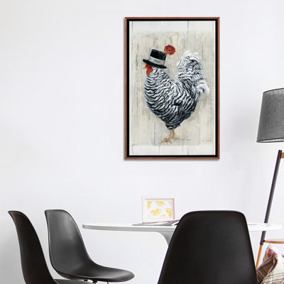 «Sunday Best Rooster» par Sally Swatland - reproduction d'art